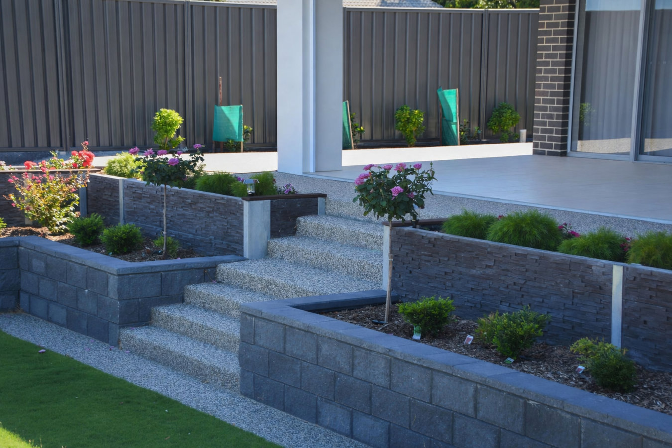 Concrete retaining walls in Simi Valley, CA